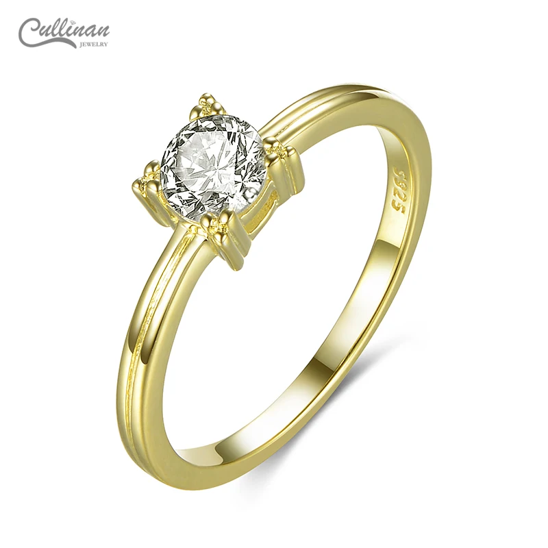 
Personalize Statement 18k Solid Gold Ring 2 Gram Gold Ring Price 925 Sterling Silver Ring Zicronia Women Fashion Simple Jewelry 