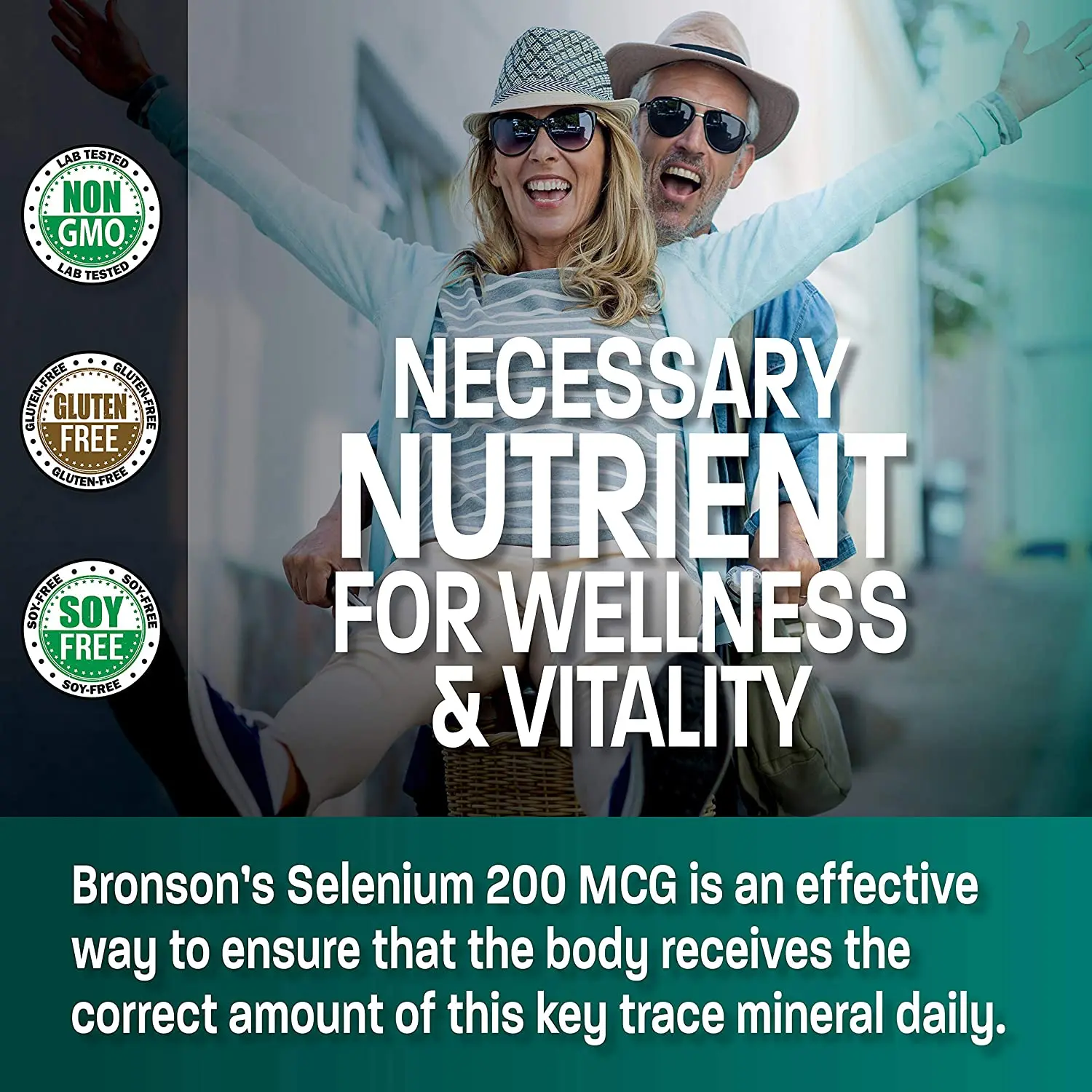 Amazon Hot Selling Natural Formulation Immune System and Antioxidant Support Selenium Capsule