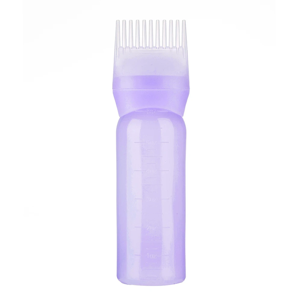Wholesale Plastic Hair Dye Refillable Bottle Applicator Comb Dispensing Salon Hair Coloring Hairdressing Styling Tool