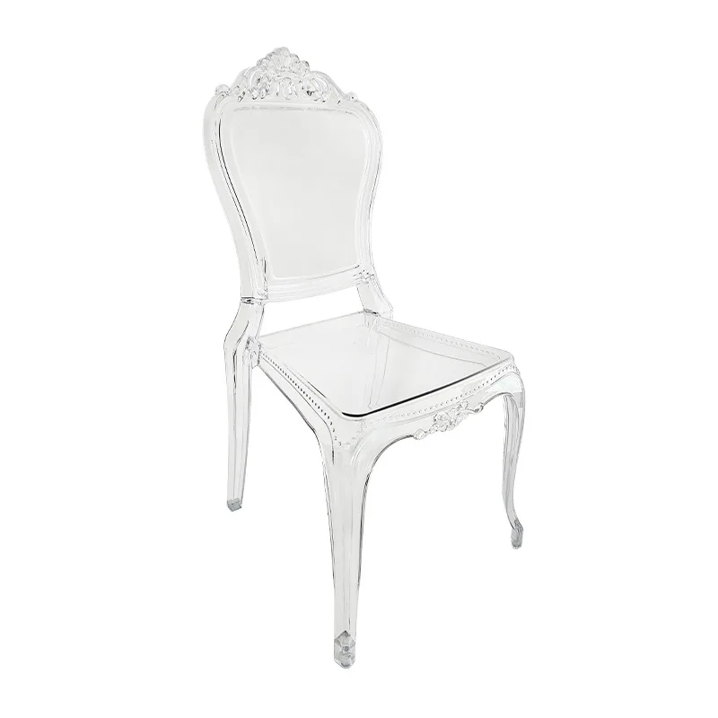 Wholesale Hotel Clear Acrylic Event Chairs Party Dining Sale Plastic Chiavari Chair Crystal Wedding Transparent Chair