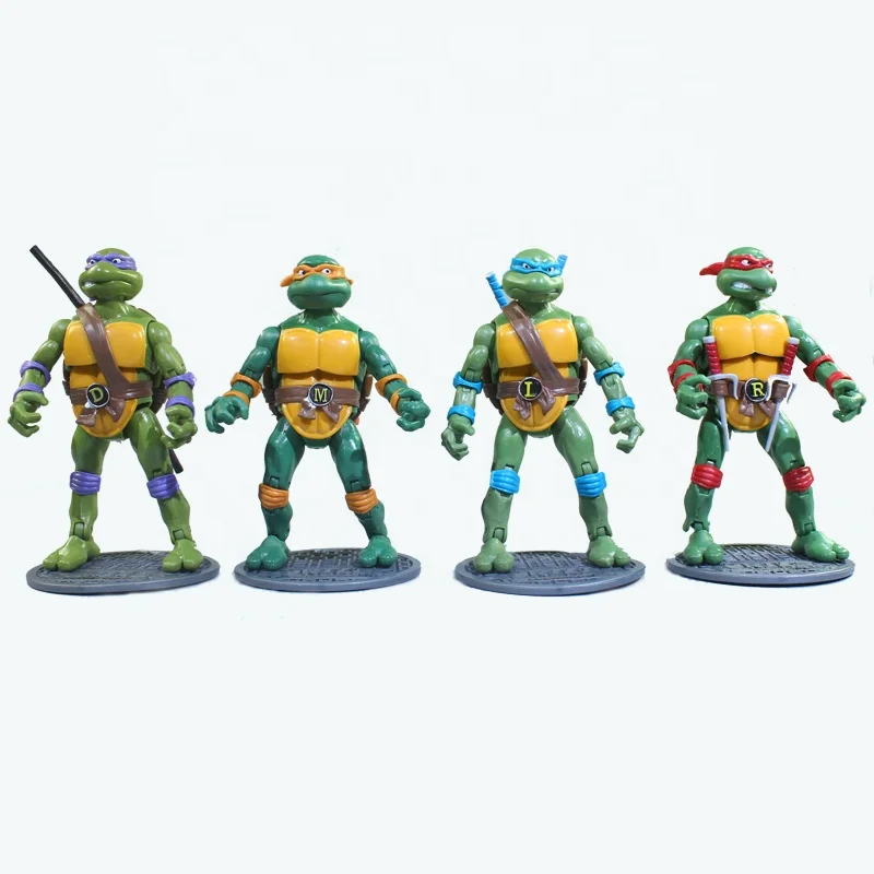 PVC Toys Movie Game Characters Action Figure Teenage Mutant Action Figure Film Edition Movable Model Toys Ninja Turtles