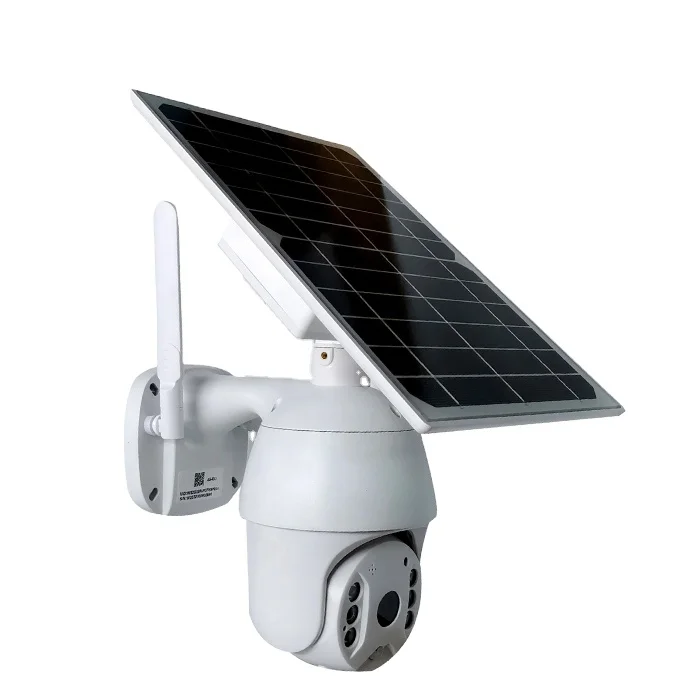1080P Wireless PTZ CCTV Speed Dome Solar IP Camera Wifi for Home Outdoor Solar Security Camera