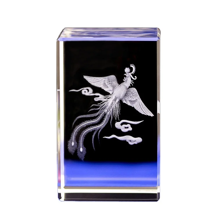 
K9 3D Laser Engraving Crystal Animal Shape Crafts Crystal Cube 