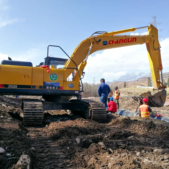 Superior Adaptability ZG220 excavator crawler 22000kg Operating weight excavator