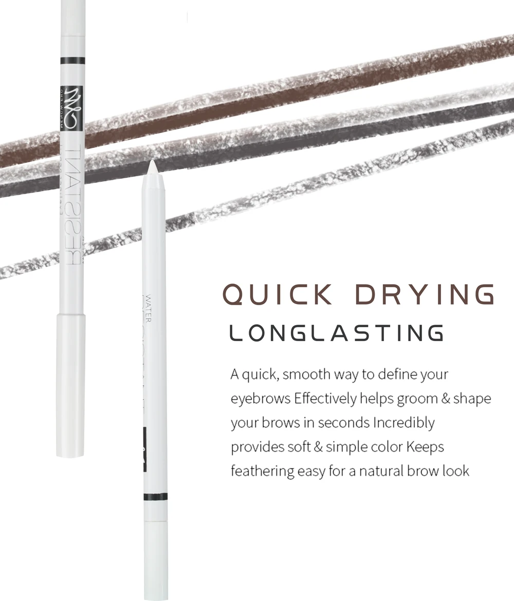 MENOW waterproof makeup long lasting white eyeliner pencil eyeliner waterproof