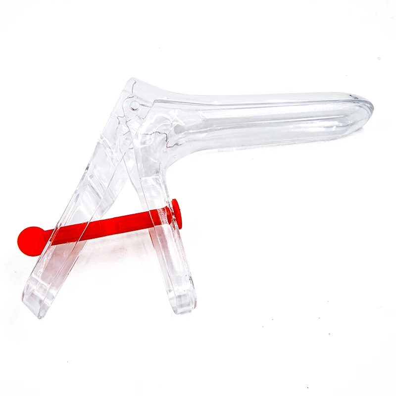 Disposable sterile vaginal speculum with hook
