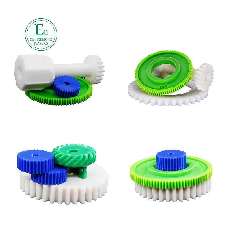 Customized small module gear Large batch high precision nylon spur small plastic gears POM gear wheels
