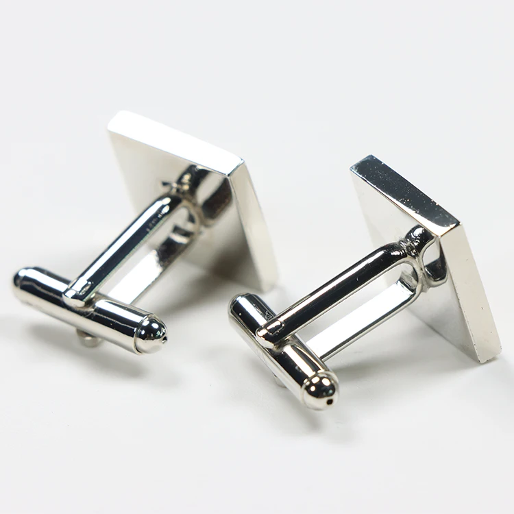 French cufflink set Customised Logo Metal Cuff Links Men