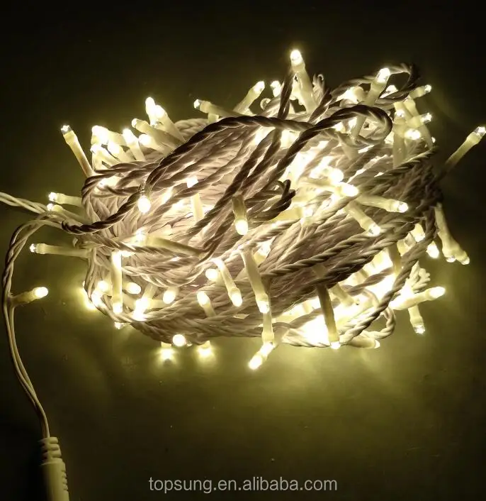 Warm white 10m 100 bulbs diwali light wholesale led fairy christmas decors lights decorative strings