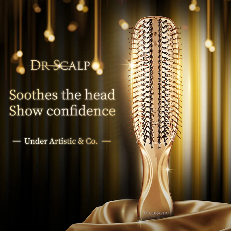 
Competitive Price Portable Phototherapy Health Massage Comb ABS Resin 165g 