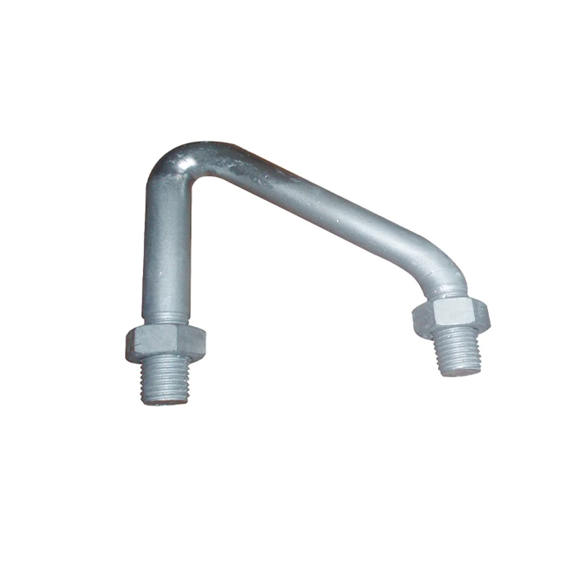 Wholesale Custom Make Cable Connect Hook Hot-Dip Galvanized Power Line Accessory Galvanized Metal G Hook