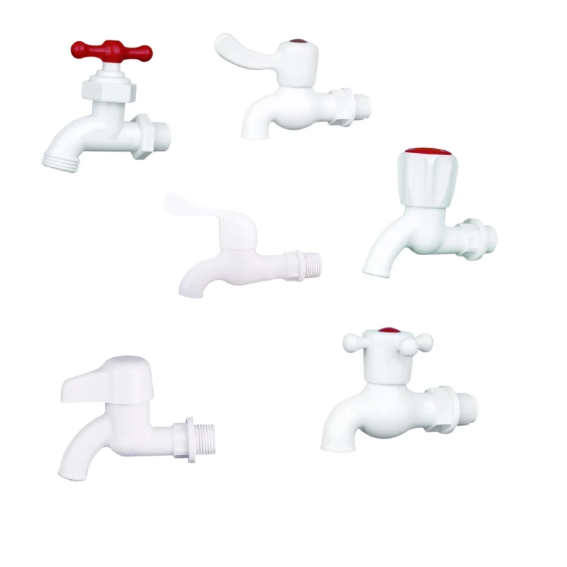 plastic pp faucet water tap bathroom taps pp pipe fittings plastic tap/faucet/bibcock