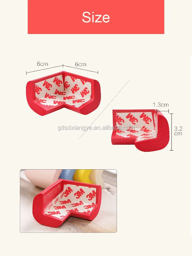 L Shape Kids Baby Silicone Safety Protector Table Protector Cover Table Corner Guards
