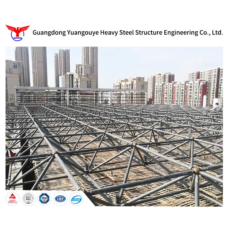 Guangdong YGY Q345B Prefabricated Steel space frame building basketball stadium and swimming pool for sports hall