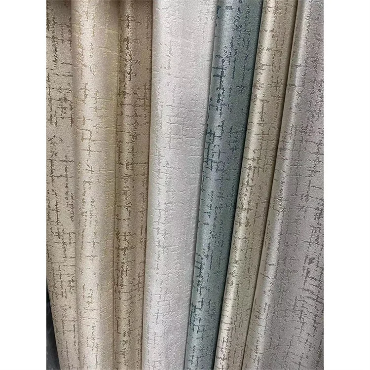 Chinese Factory Fabric Jacquard Curtain Fabrics Turkey 100% Polyester Blackout Curtain Fabric