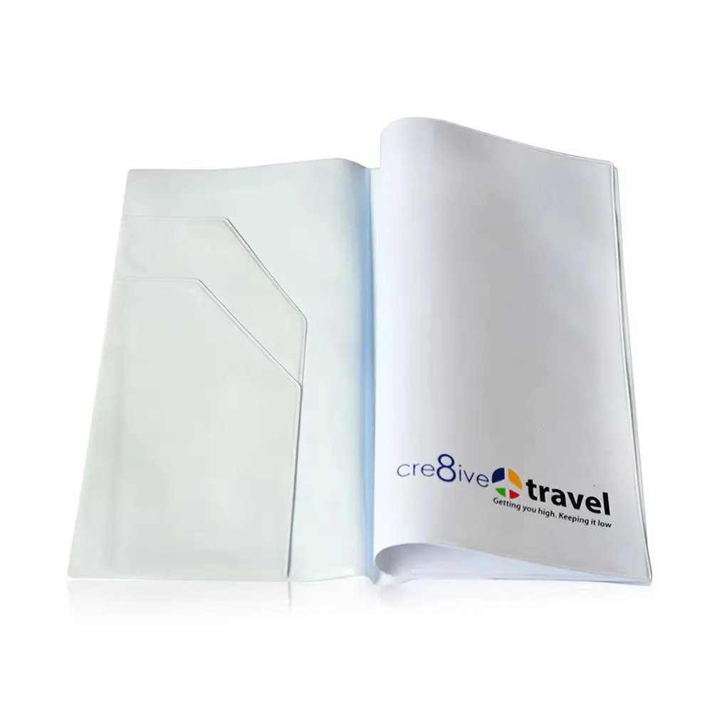 PVC Document Holder Vinyl Ticket Holder Passport Wallet