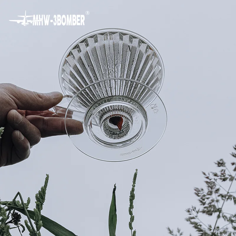 Wholesale MHW-3BOMBER Elf Dripper PC Coffee Filter 1-2 Cup Professional Home Barista Espresso Filters