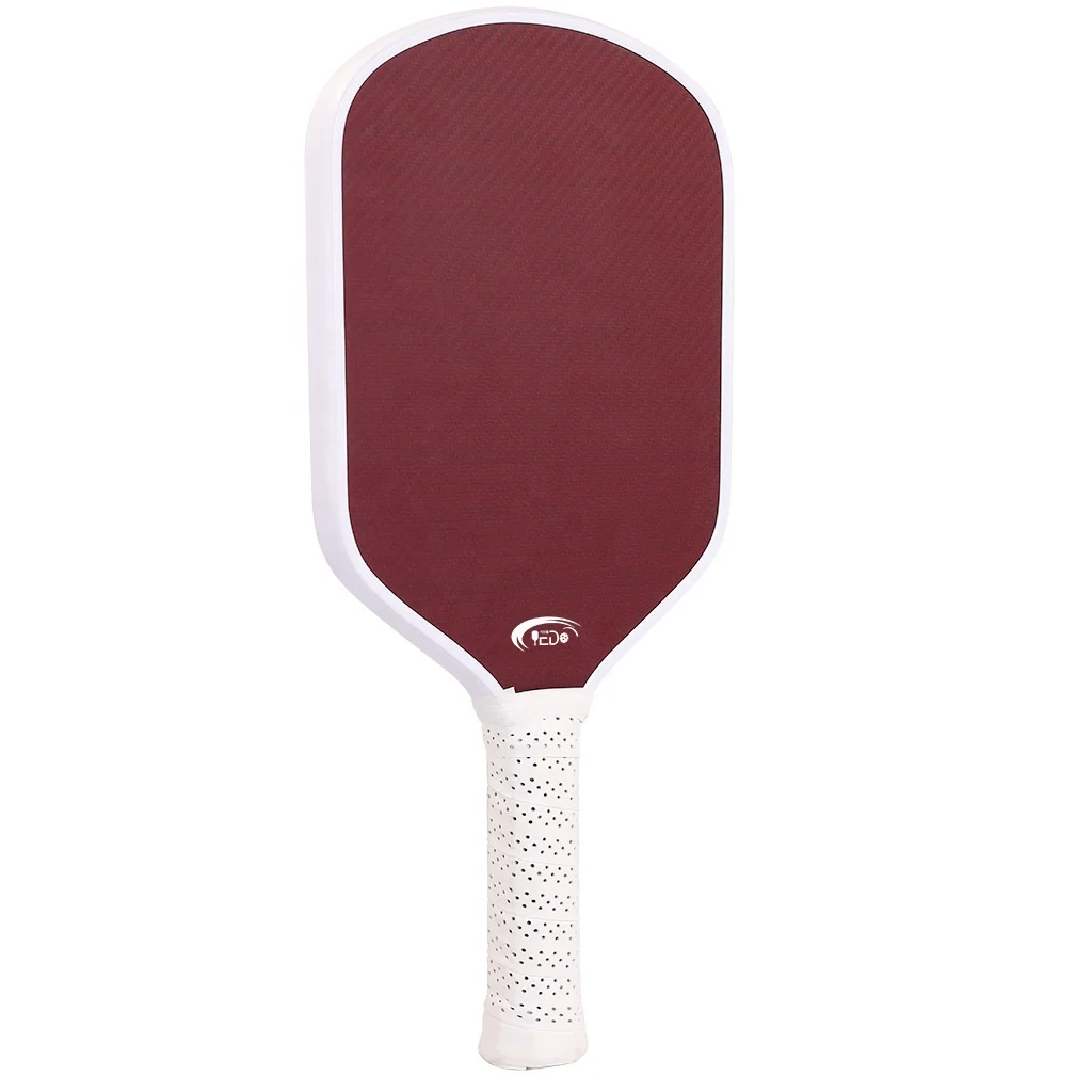 Customized Rough Surface Red Kevlar Ruby 16mm Thickness Thermoformed Foam Injected Power Spin Precision Pro Pickleball Paddle