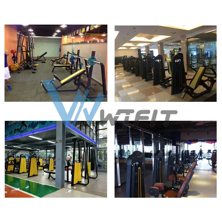 Commercial Gym Equipment Strength Exercise Hip Thrust Machine Fitness Plate Loaded Hip Thruster Glute Bridge Machine