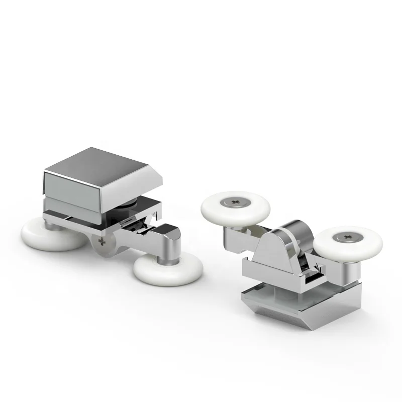 Single shower roller with bearing