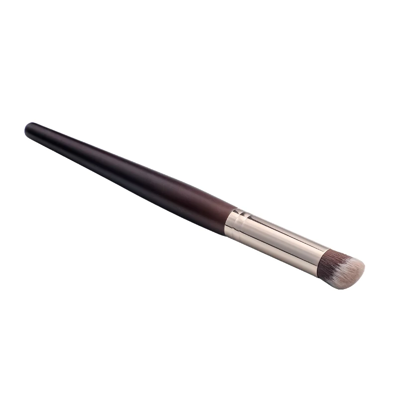 Favorable Price Custom Logo Black Handle Concealer Brush Vegan Synthetic Hair Round Tip Single Makeup Brush