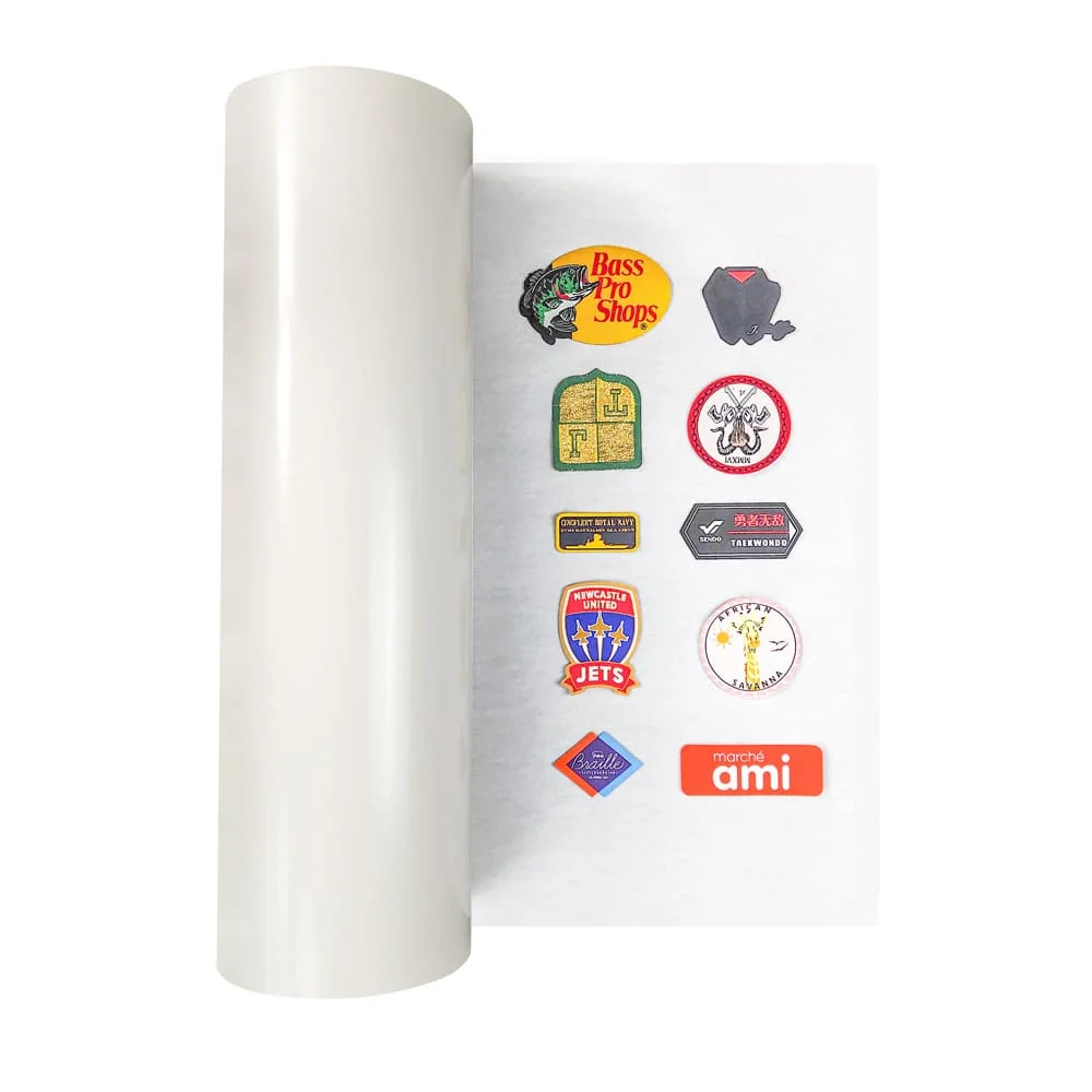 Bulk Double Sided PO Self Adhesive Hot Melt Film For Fabric Embroidery Labels