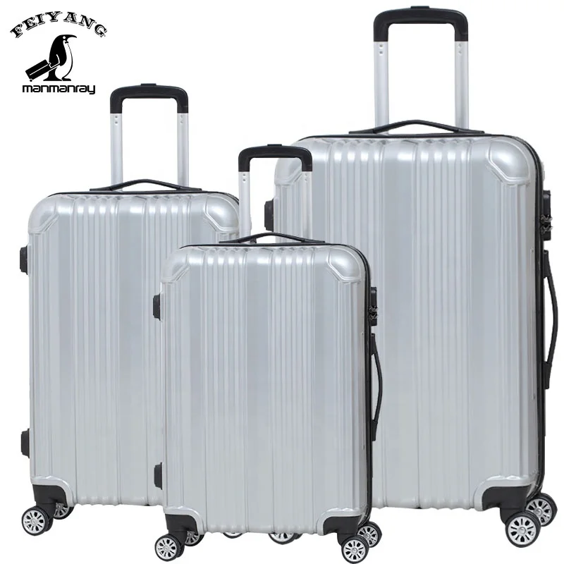 Hard plastic luggage sets suitcase rolling luggage
