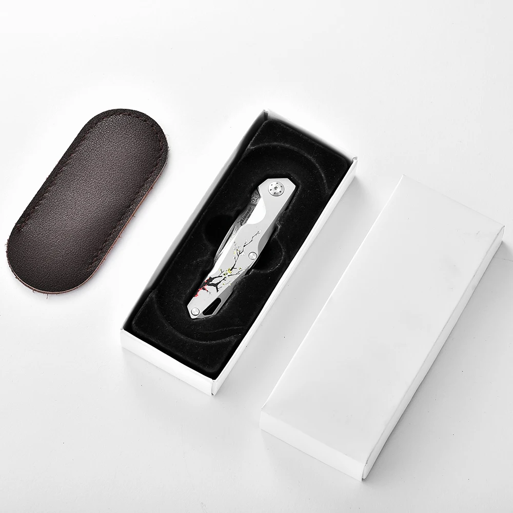 Factory Stainless Steel Folding Knife Portable Edc Outdoor Protective Pendant Express Letter Opener High-end