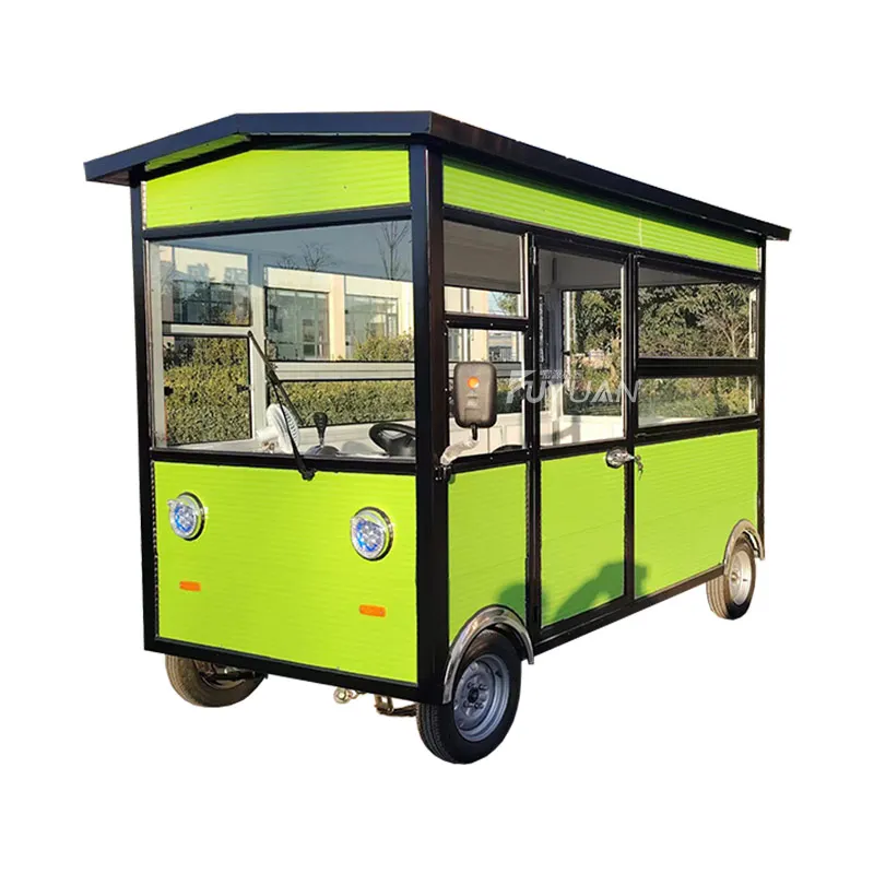 Commercial catering mobile kitchen ice cream cafe car food truck pizza oven
