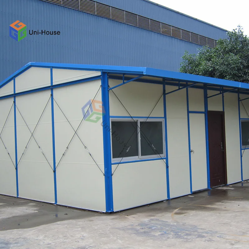 OEM ODM Benutzer definierte leicht zu montierende temporary Prefabricated Modulare  Metal Steel Structure K Type House