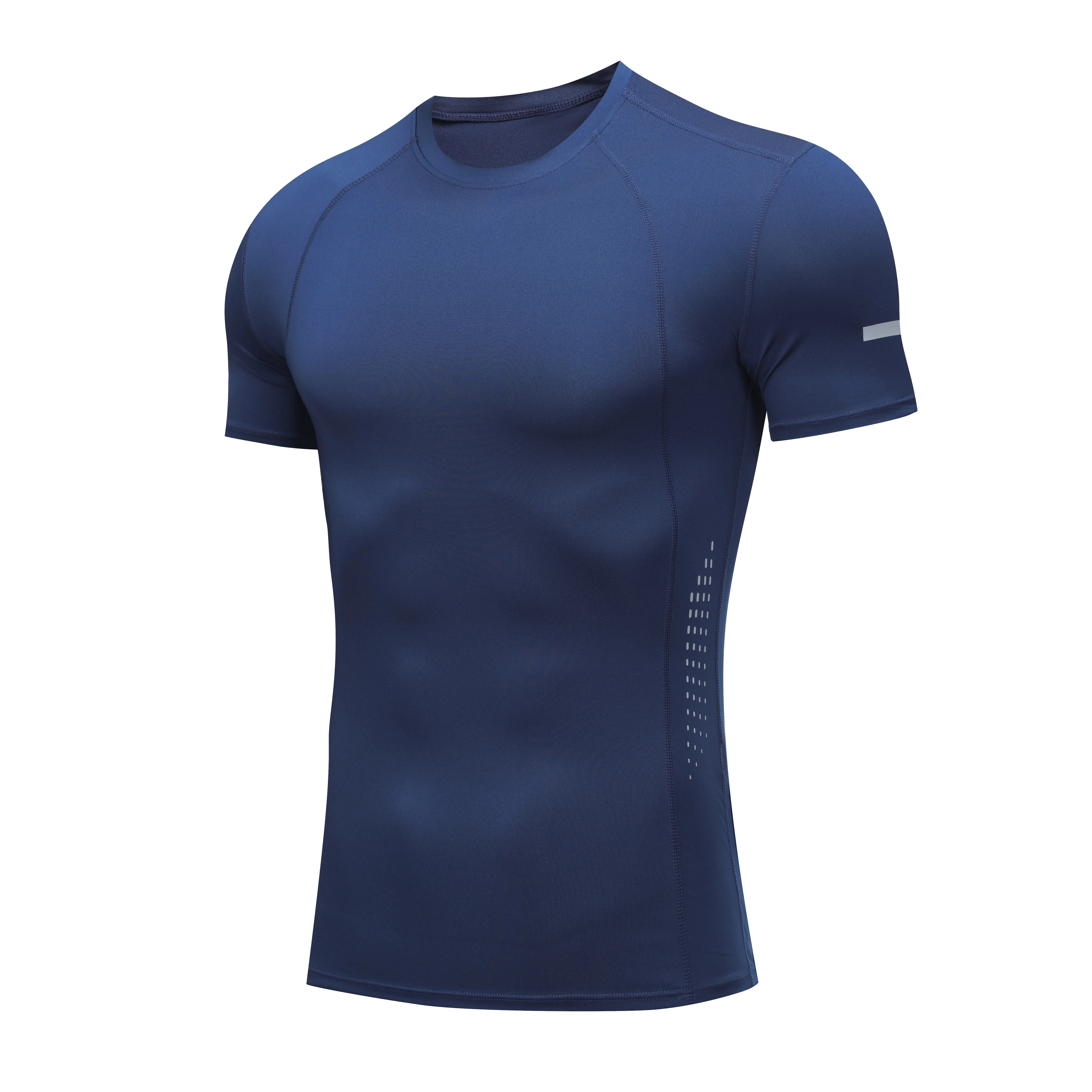 JINQI Custom logo men compression sports gym running  quick dry bike base layer fitness elastic soft comfortable tights