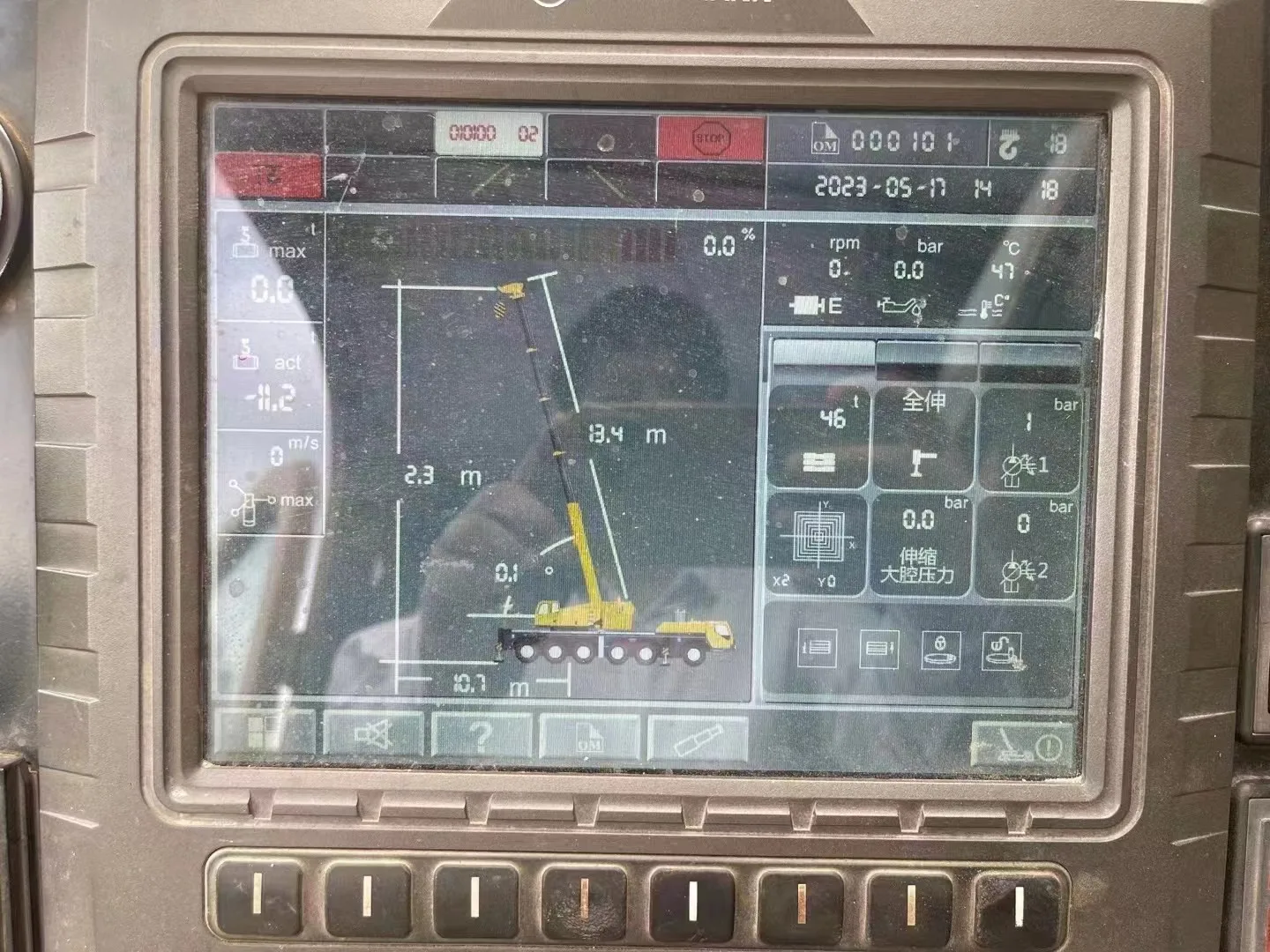 180 тонн подъемный мобильный автокран, использованный XCMG QAY180 в хорошем состоянии