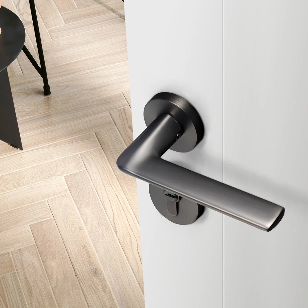 YONFIA 8082R01Zinc Alloy door handle Interior Bedroom door lock Split Silent Door Lock for Home Security Interior Lockset