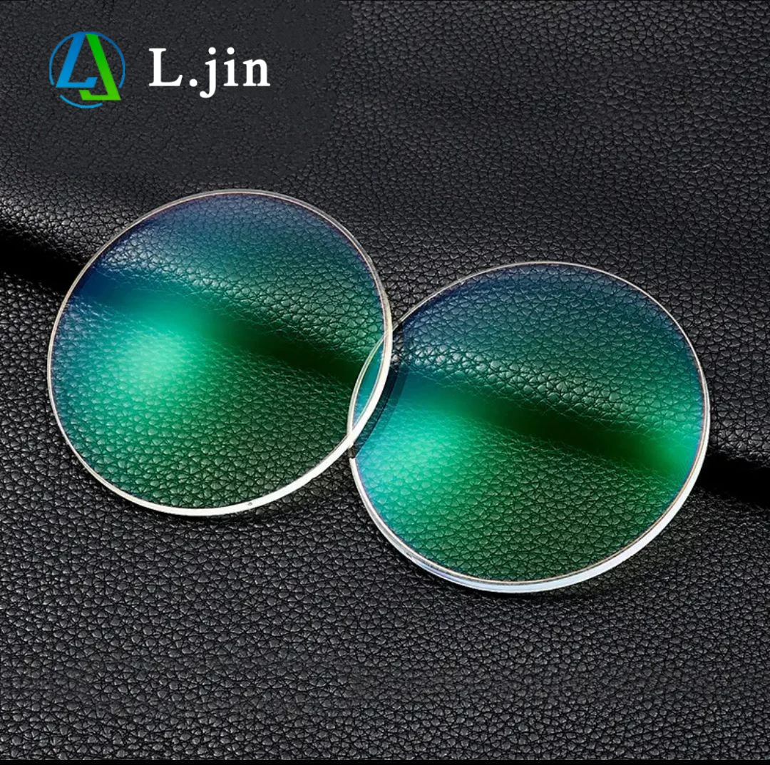 L.jin manufacturer factory price RTS optical blue cut 1.56 index clear single vision hmc coating prescription optical lenses