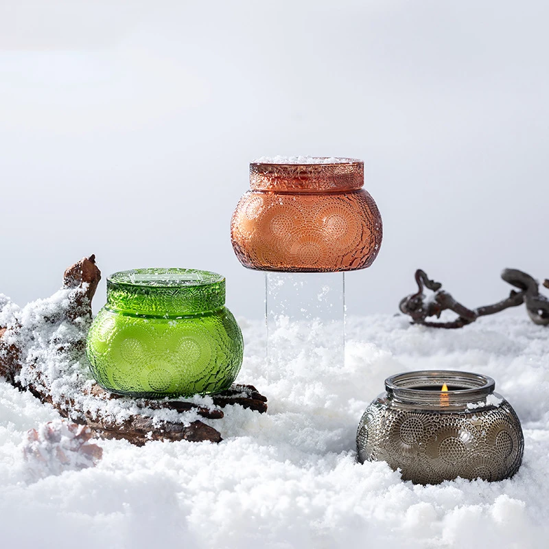New design custom luxury embossed scented candles soy wax candles library gifts romantic souvenirs scented candles