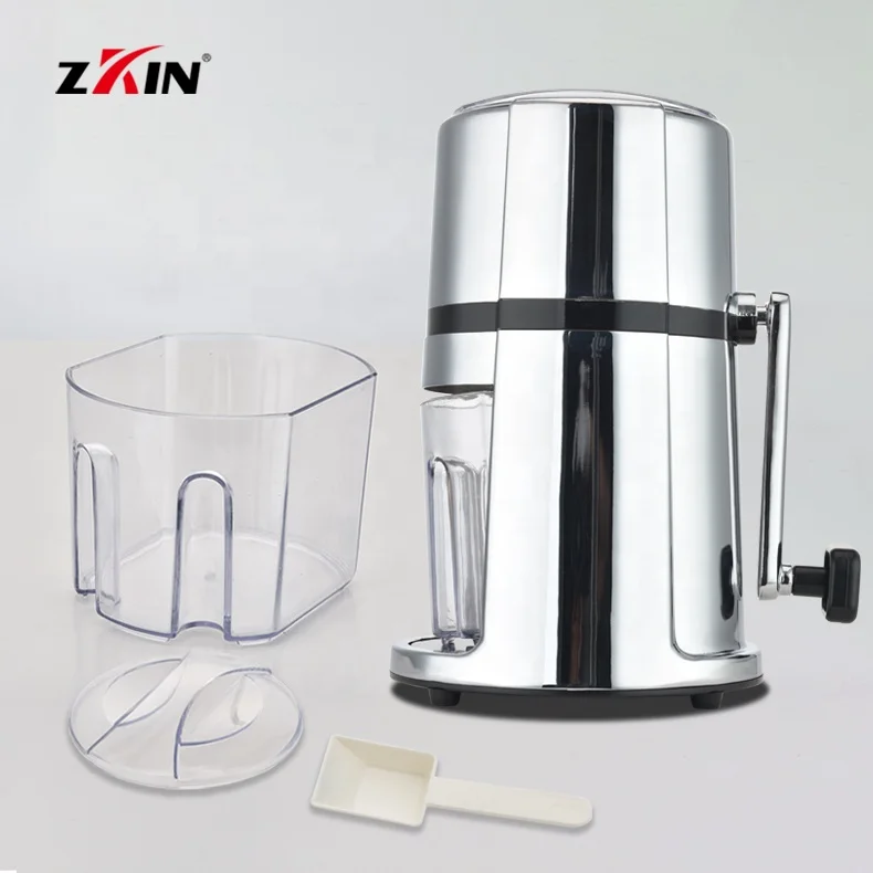 Amazon, домашняя ручная Бритва для льда, машинка для бритья, металлическая ручная машина для измельчения льда