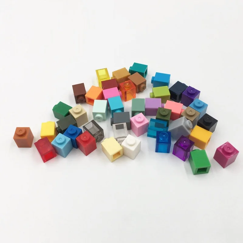 Wholesale 1*1 High Bricks Kids Unisex Creative Educational DIY MOC Building Block Toy Compatible with Accessories Particles 3005