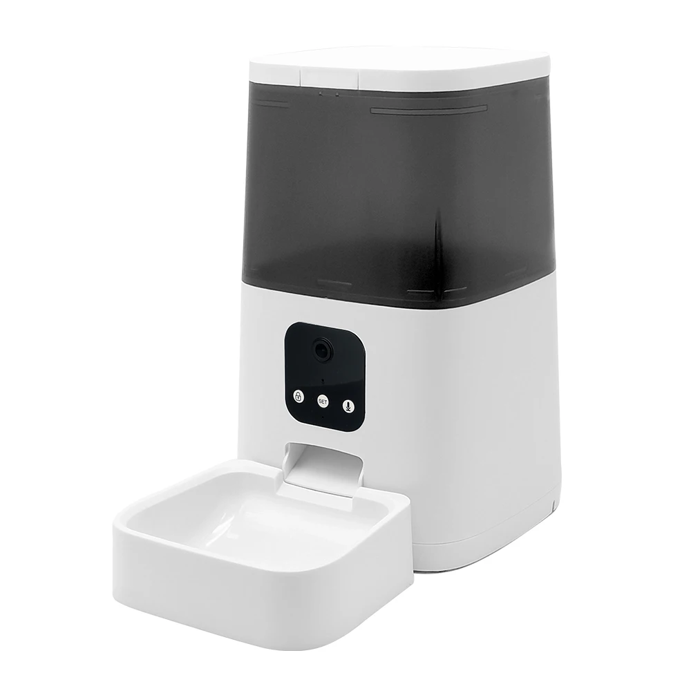 Newest 5L Automatic Food Bowl ABS Plastic Smart Video Style Pet Feeder For Dogs Cats Wifi Auto Food Dispenser With Camera