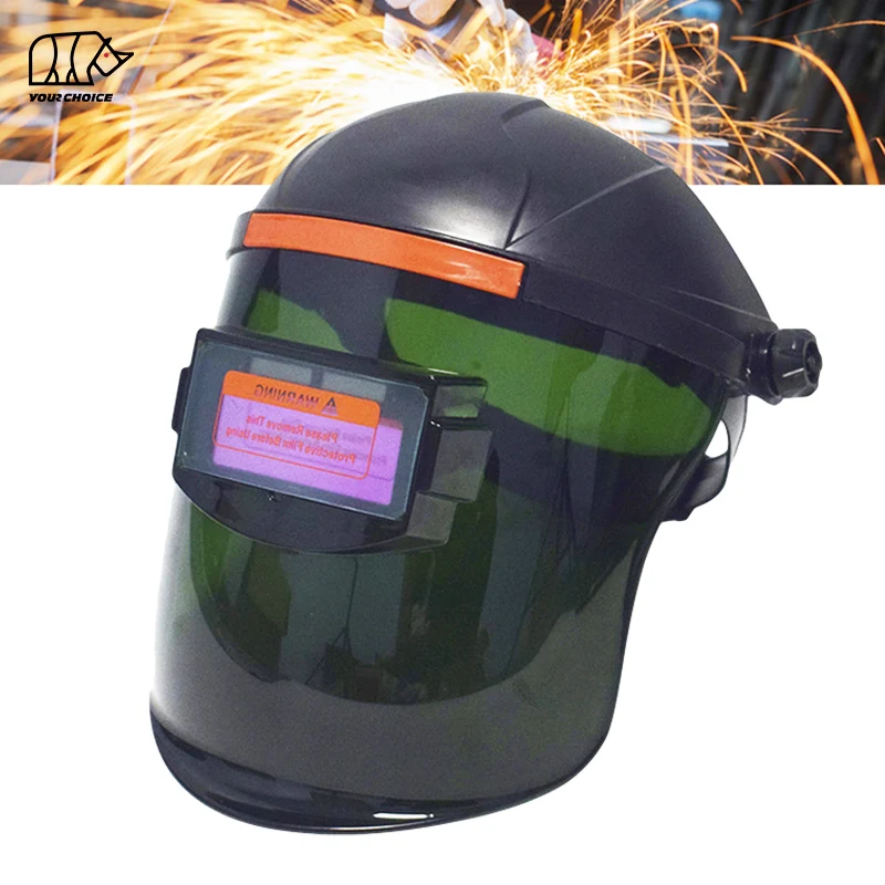 INWELT Wholesale PP Welder Mask MIG TIG Solar Power Auto Darkening Filter Protective Flip Front Welding Hood Helmet