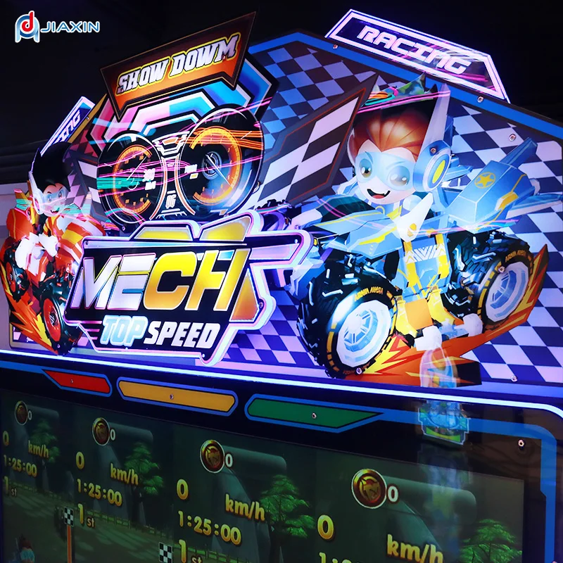 Factory direct simulator driving racing game machine coin operated 4 people dynamic speed drift game machine