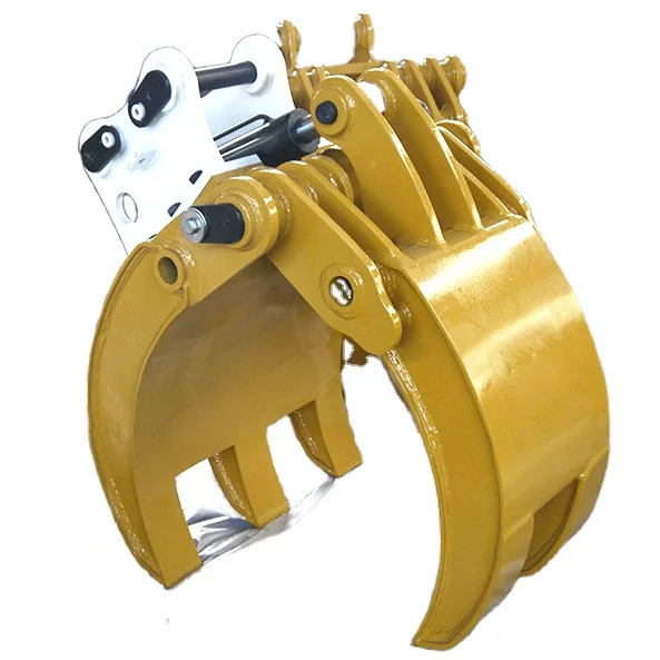 china supply advanced digger large wood stone excavator grapple mechanical for sale