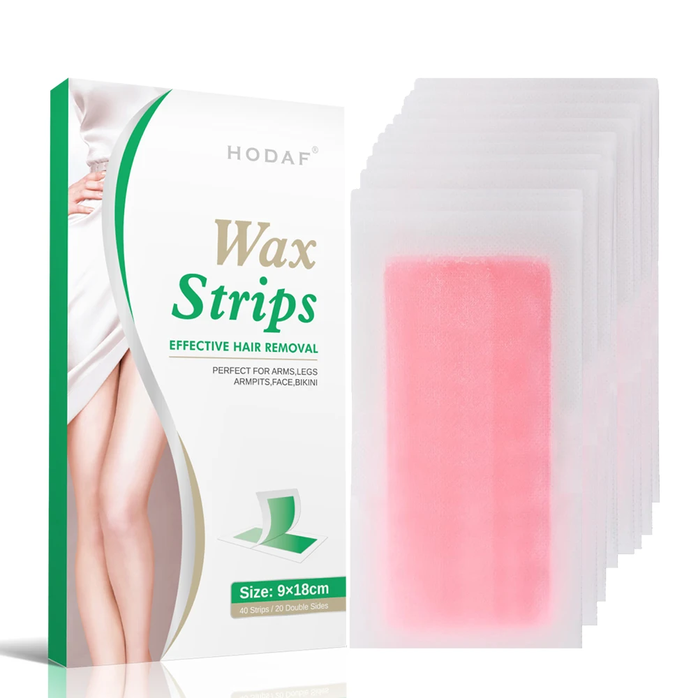 Home Waxing Kit for Face Legs Brazilian Arms Underarm Bikini Hair Removal Wax Strips Facial &
