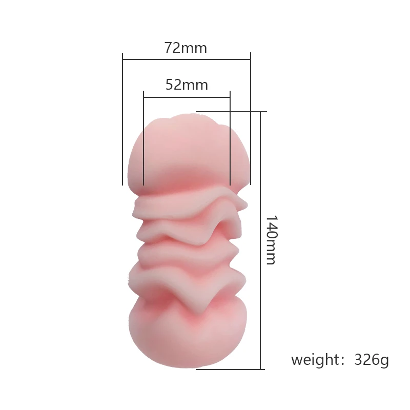 Milk Cup Shape Adult Pocket Pussy Male Masturbator Machine with Realistic Vagina Texture