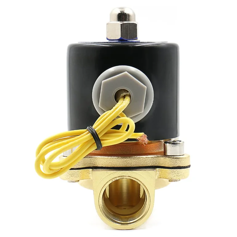 Electric Solenoid Valve Water DC 12V N/C Valve Air 2W-160-15 Normally Closed High Pressure Solenoid Valve