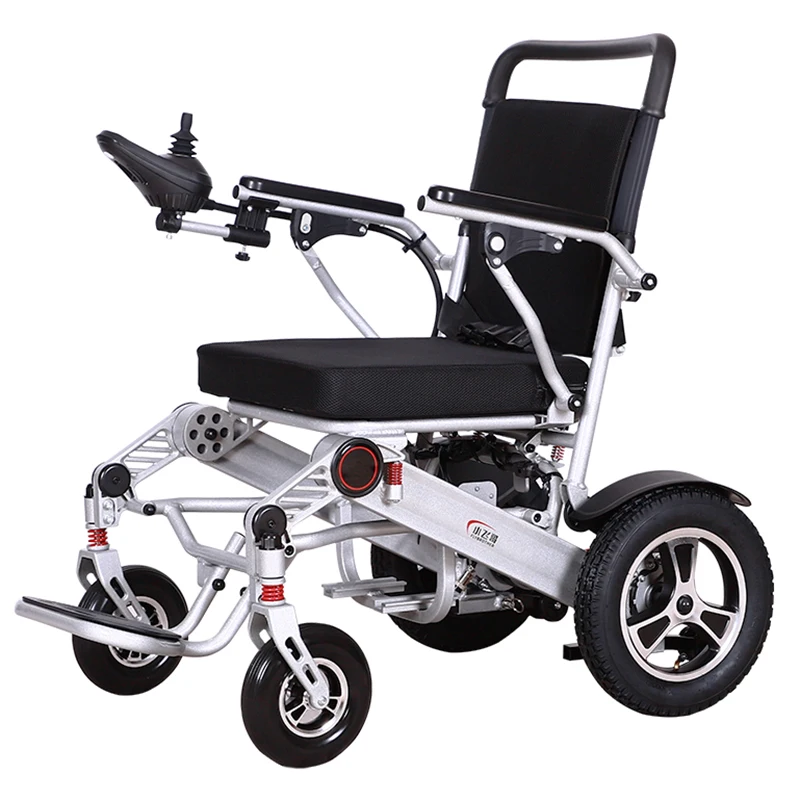 Wholesale Price Trending Light Portable Foldable Electric Wheelchair with Joystick Controller