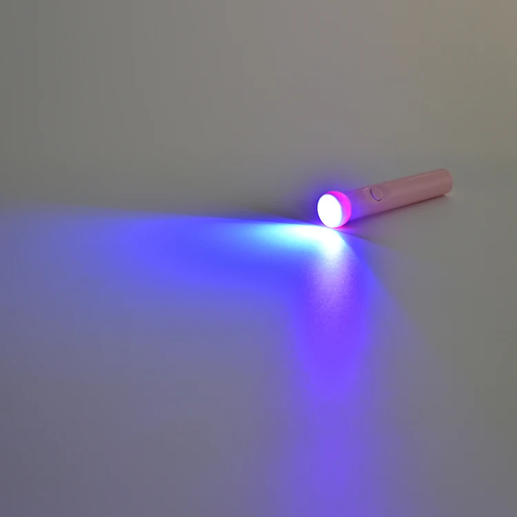 2024 Handheld One Finger Nail Lamp Flash Curing Gel Extension Light Rechargeable Mini UV Led Touch Nail Lamp