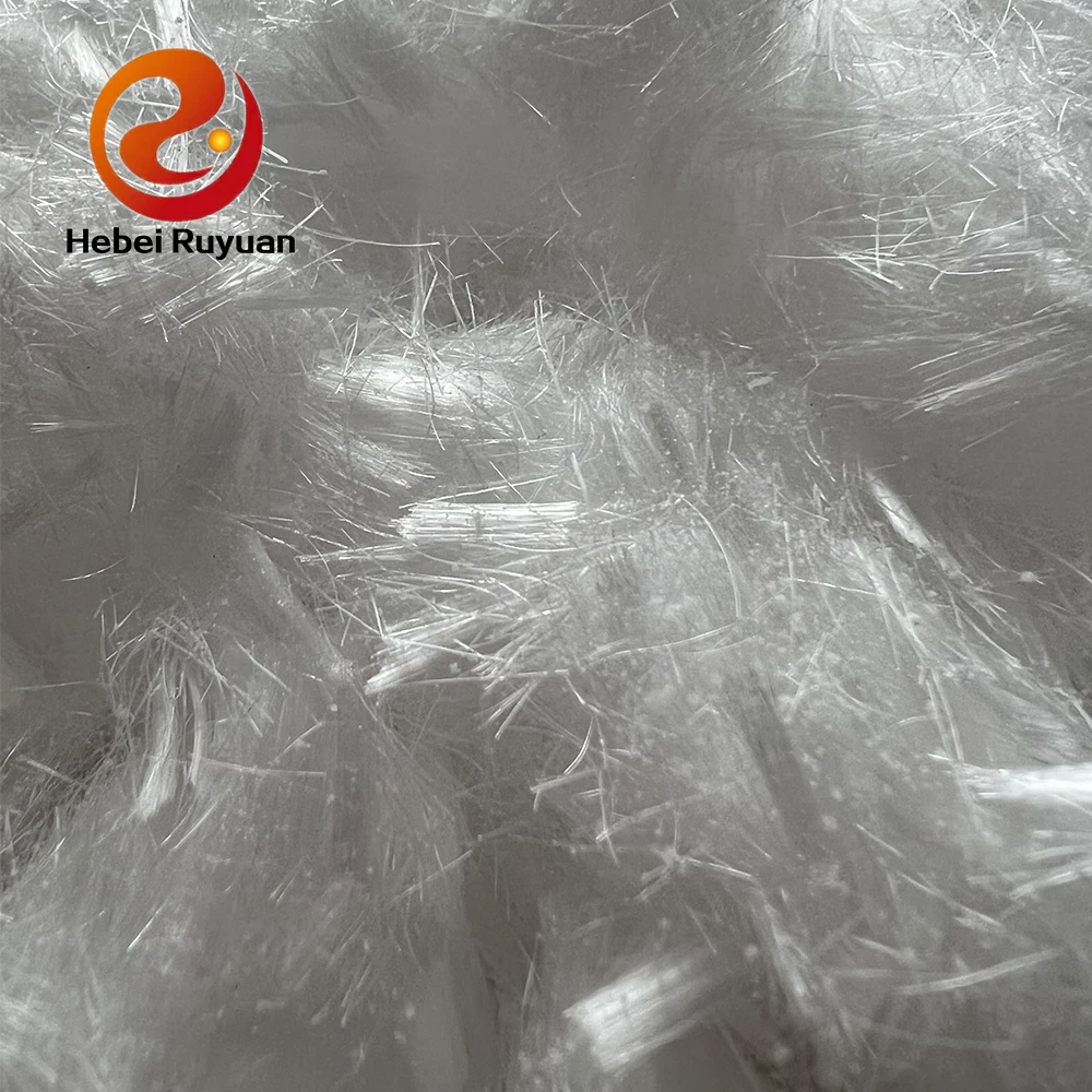 Ruyuan chemical polypropylene fiber 10mm CONCRETE ADDIT PP fibers