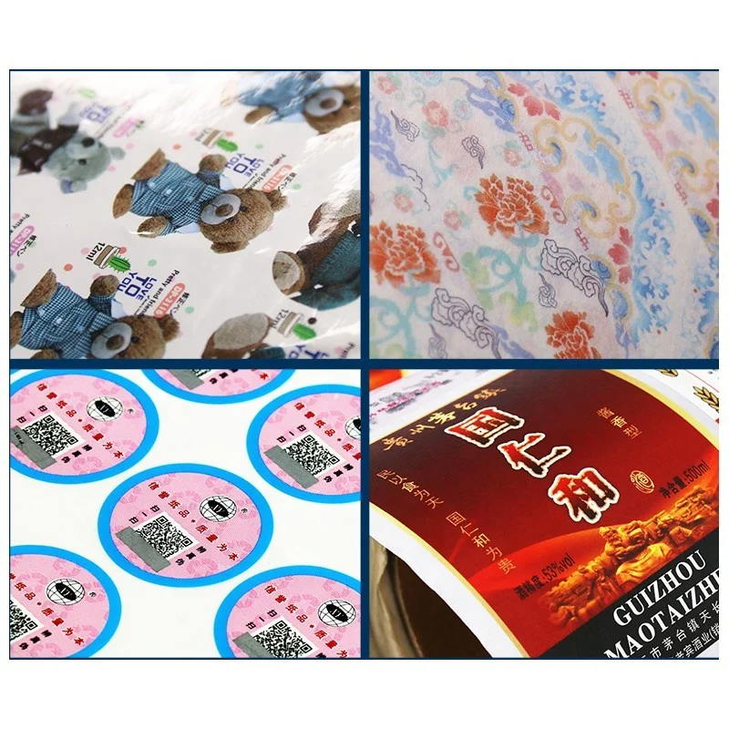 China Customized Thermal Label Self Adhesive Label Paper Semi Glossy Label StickerJumbo Roll