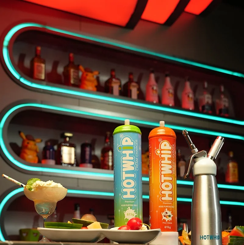 Factory Supply Pure 99.9% Whipped Cream Charger Cracker Cream Chargers 615G Gas Cylinder