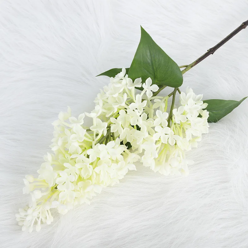 Artificial Flower Latex Long Stem Lifelike Delphinium Flower Artificial Delphinium Flowers for Home Decor Wedding Flora Table